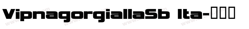VipnagorgiallaSb Ita字体转换